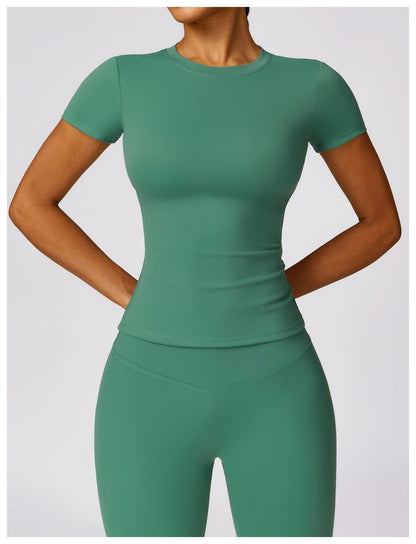 Activewear Quick Dry Gym Shaping Shirt Tops for Women