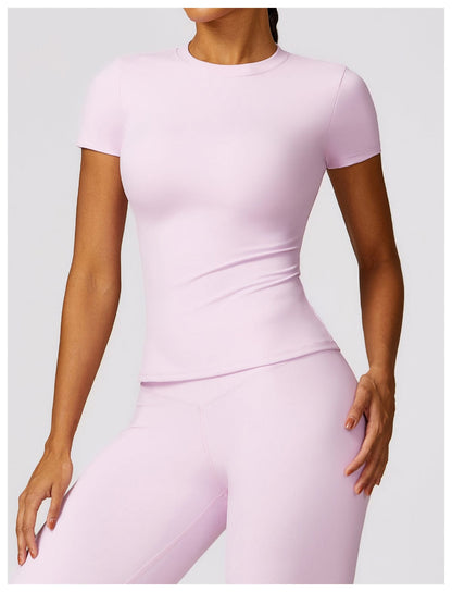 Activewear Quick Dry Gym Shaping Shirt Tops for Women