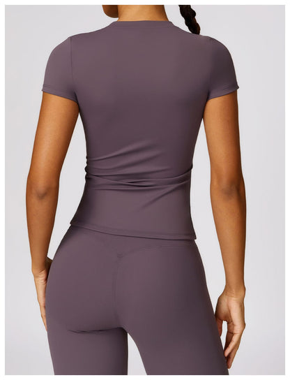 Activewear Quick Dry Gym Shaping Shirt Tops for Women