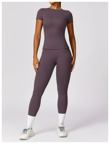 Activewear Quick Dry Gym Shaping Shirt Tops for Women