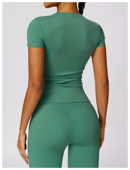 Activewear Quick Dry Gym Shaping Shirt Tops for Women