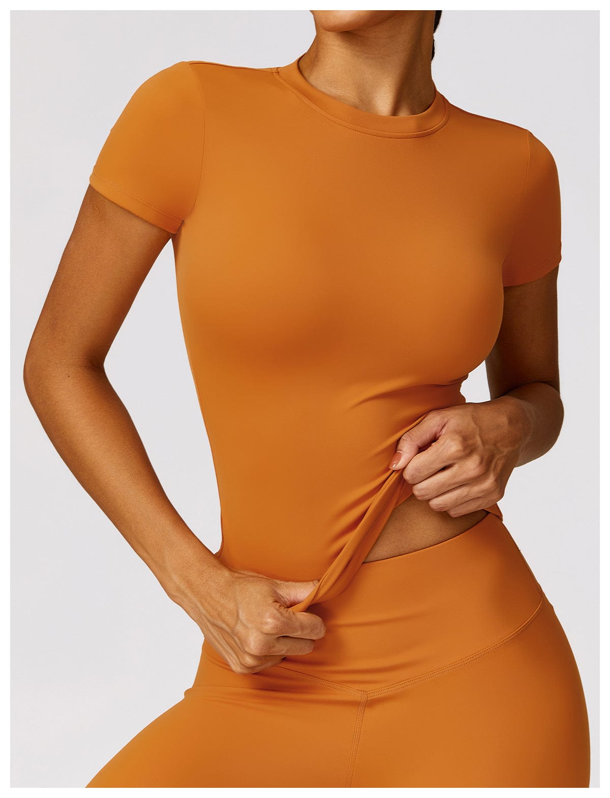 Activewear Quick Dry Gym Shaping Shirt Tops for Women