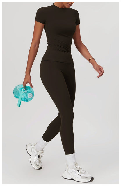 Activewear Quick Dry Gym Shaping Shirt Tops for Women