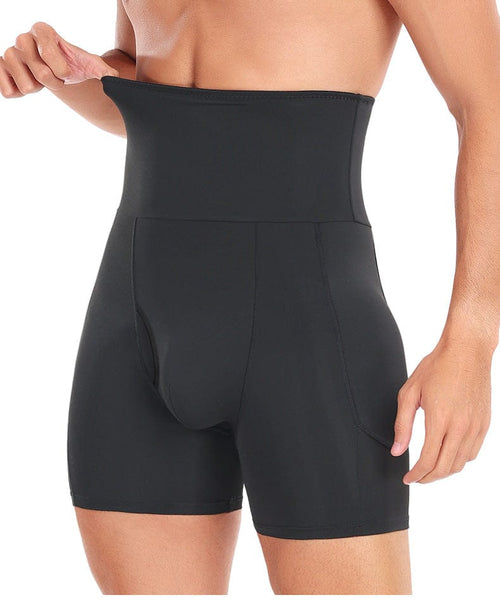 Men's High Waist Shaper Compression Shorts For Tummy Control and Hip Lifting