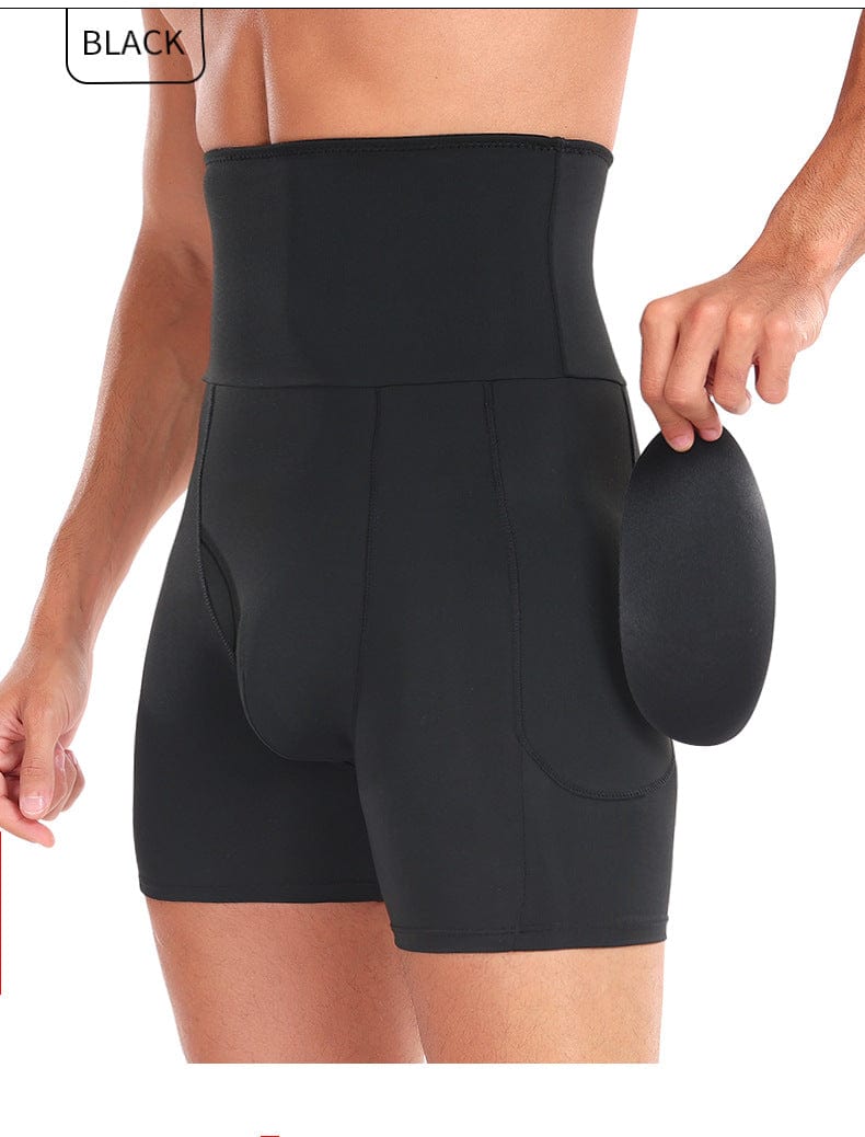 Men's High Waist Shaper Compression Shorts For Tummy Control and Hip Lifting