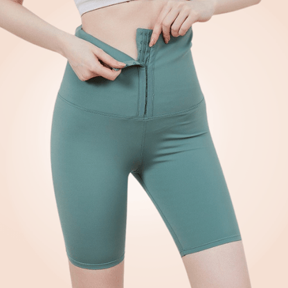 Tummy Control Work Out Gym Buckled Butt Lifter Shorts