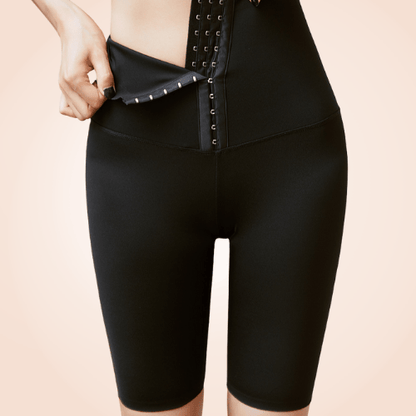Tummy Control Work Out Gym Buckled Butt Lifter Shorts