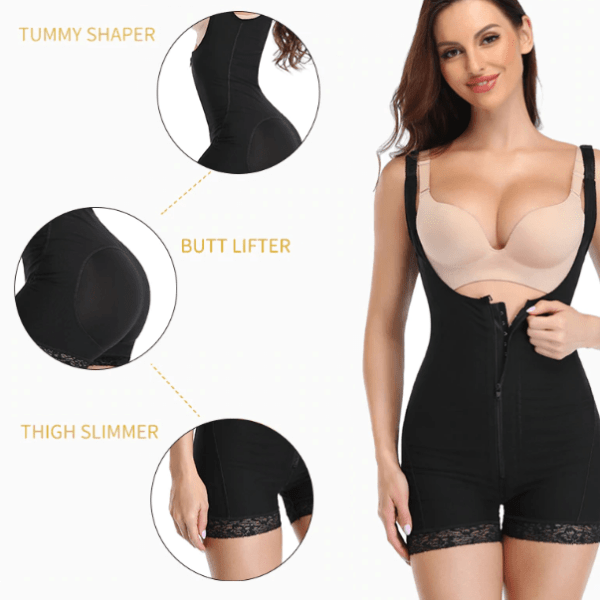 Women Underbust Slimming Shapewear Bodysuit Short