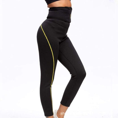 Sports Black High Waisted Gym Sweat Legging For Women