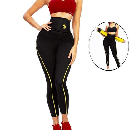 Sports Black High Waisted Gym Sweat Legging For Women