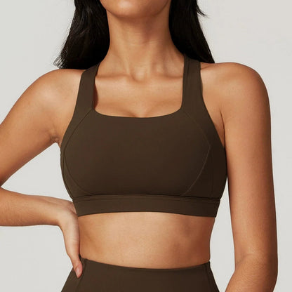 Shockproof Wireless Supportive Sports Bra for Women