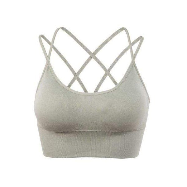Seamless High Impact Cross Back Sport Bra