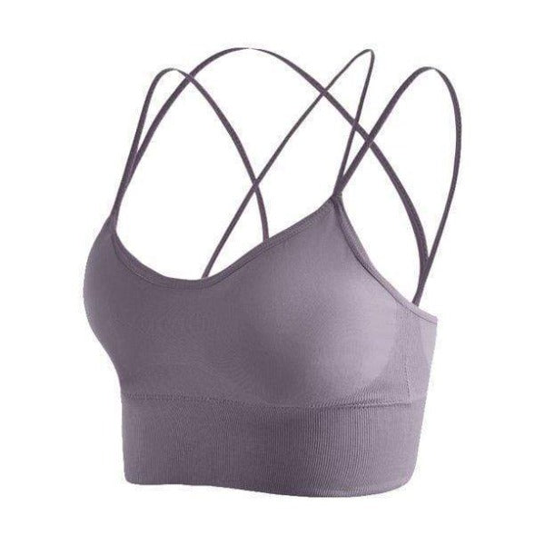 Seamless High Impact Cross Back Sport Bra