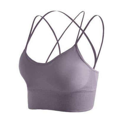 Seamless High Impact Cross Back Sport Bra