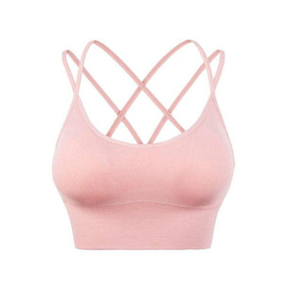 Seamless High Impact Cross Back Sport Bra