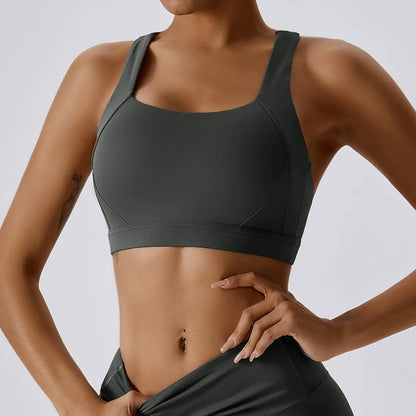 Shockproof Wireless Supportive Sports Bra for Women