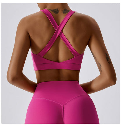 Shockproof Wireless Supportive Sports Bra for Women