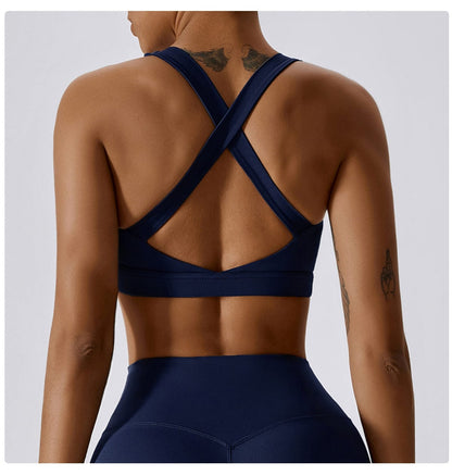 Shockproof Wireless Supportive Sports Bra for Women