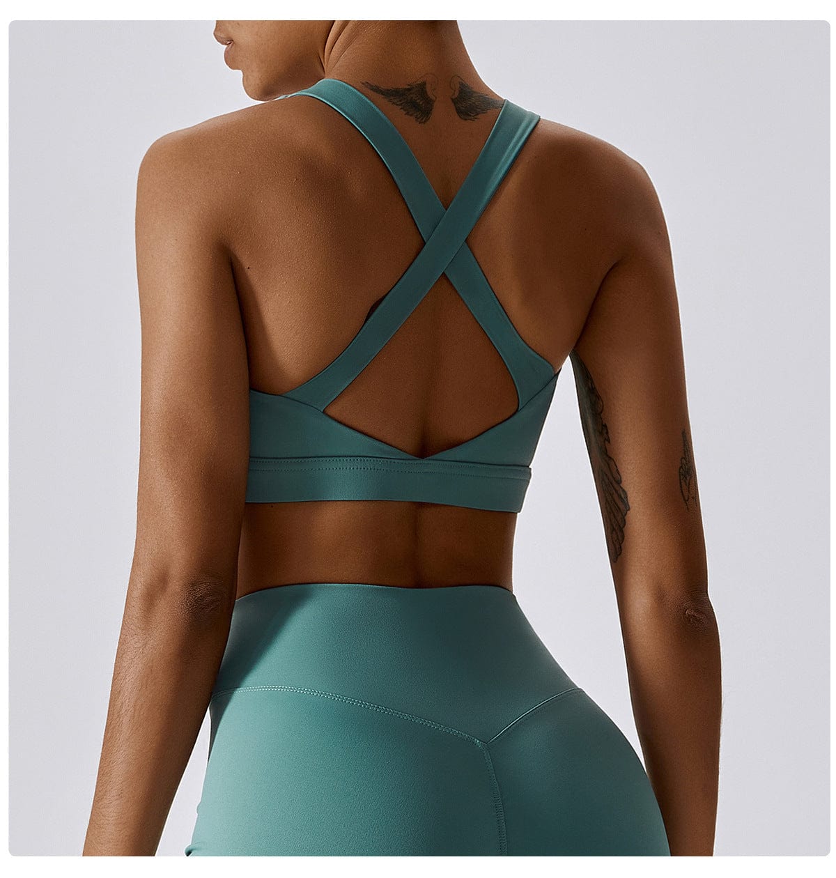Shockproof Wireless Supportive Sports Bra for Women