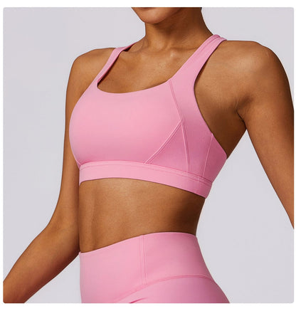 Shockproof Wireless Supportive Sports Bra for Women