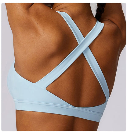 Shockproof Wireless Supportive Sports Bra for Women