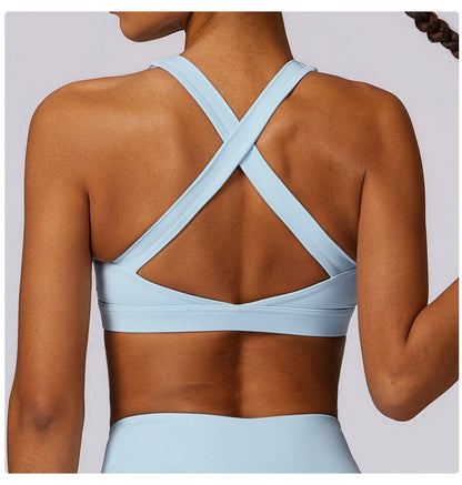 Shockproof Wireless Supportive Sports Bra for Women