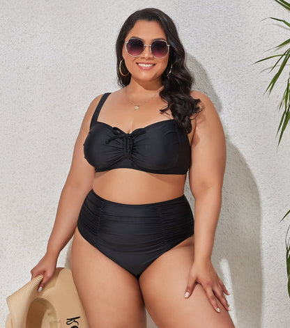 Women's Plus Size Bikini Two Piece Swimwear
