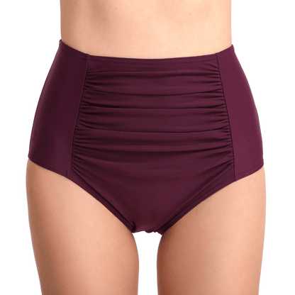 Women's High Waisted Plus Size Bikini Brief
