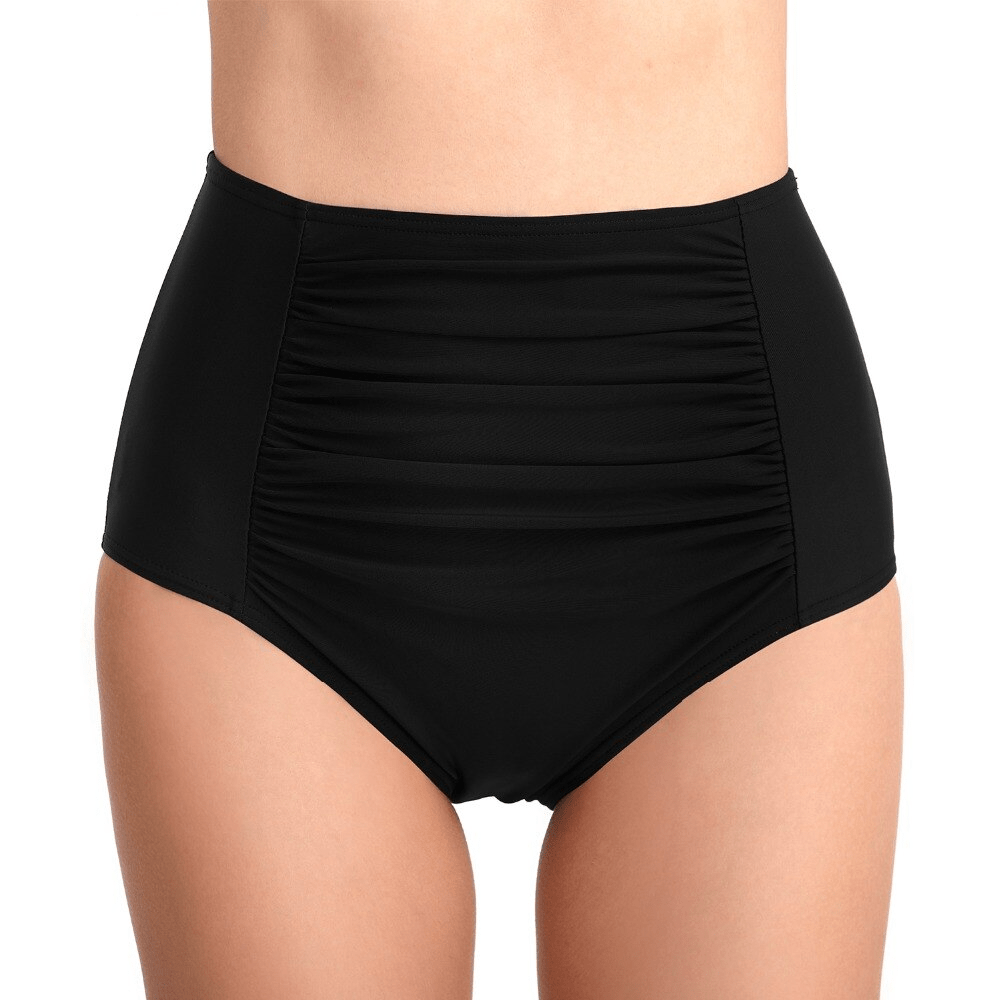 Women's High Waisted Plus Size Bikini Brief