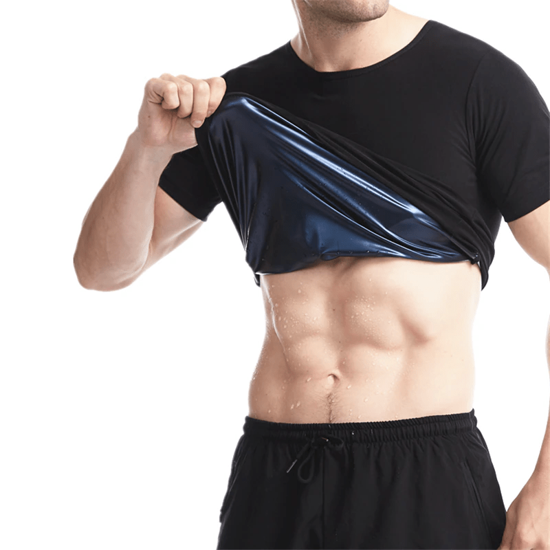 Men Hot Sweat Sauna Compression T-shirt