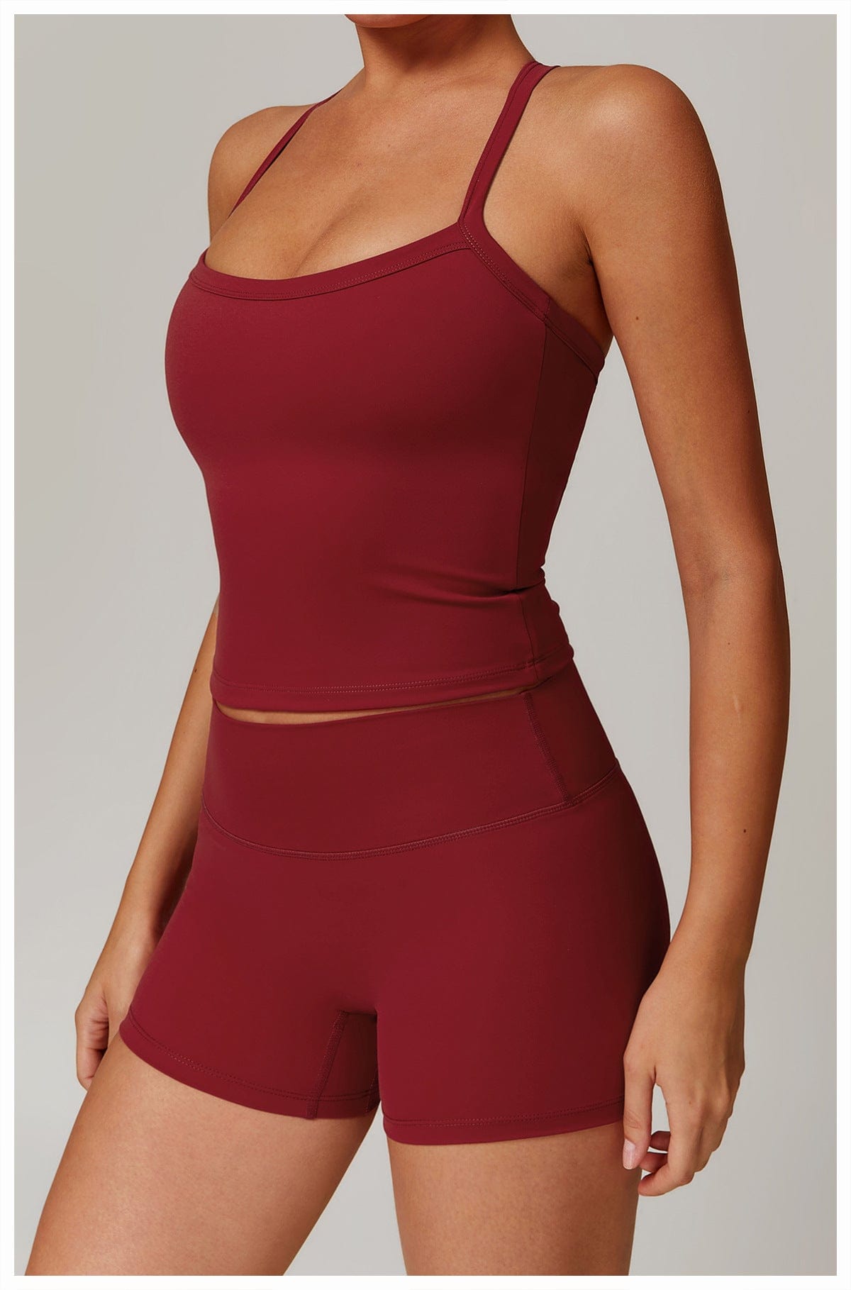 Women's Spaghetti Strap Cami Sleeveless Shaping Tank Top