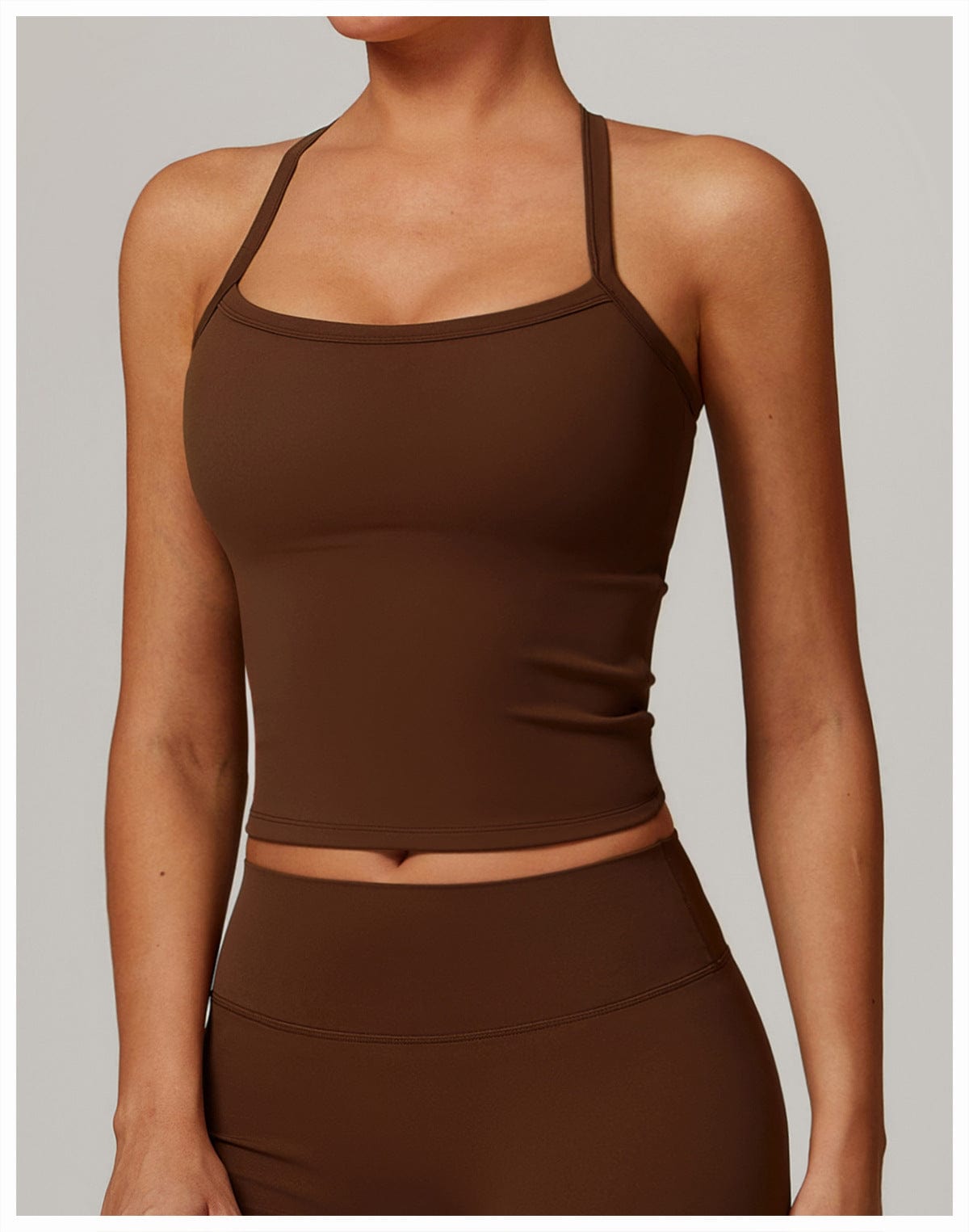 Women's Spaghetti Strap Cami Sleeveless Shaping Tank Top