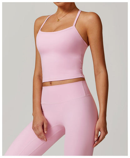 Women's Spaghetti Strap Cami Sleeveless Shaping Tank Top