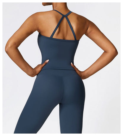 Women's Spaghetti Strap Cami Sleeveless Shaping Tank Top