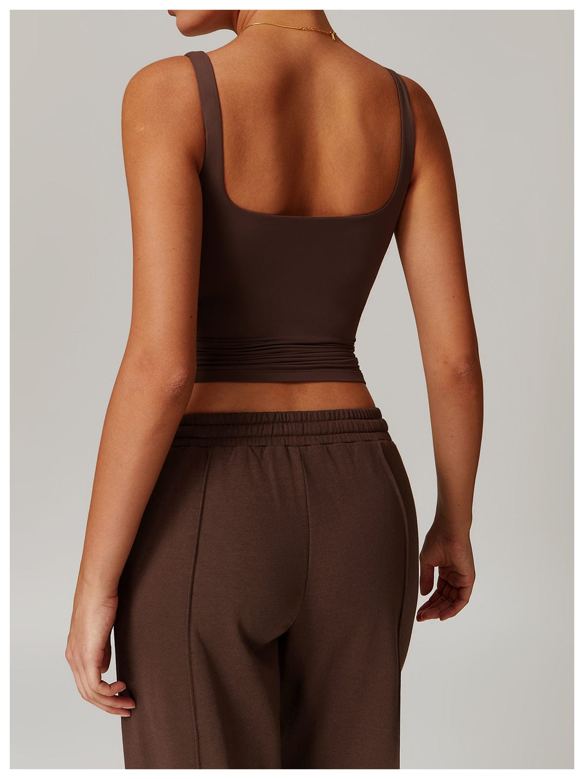 Women’s Seamless Square Neck Tank Top Lightweight Shaping Camisole for Layering & Everyday Wear