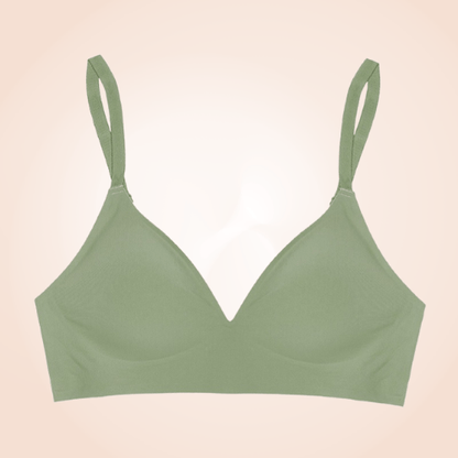 Non-Wired Comfy Thin Cup High Support Silhouette Bra