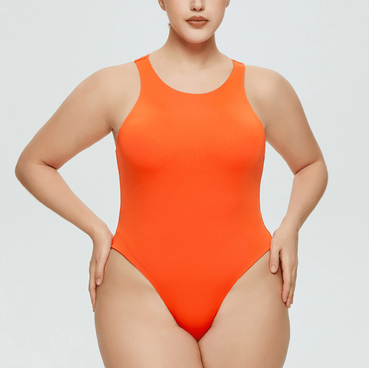 Women's Round Neck Tank Sleeveless thong Shapewear Bodysuit