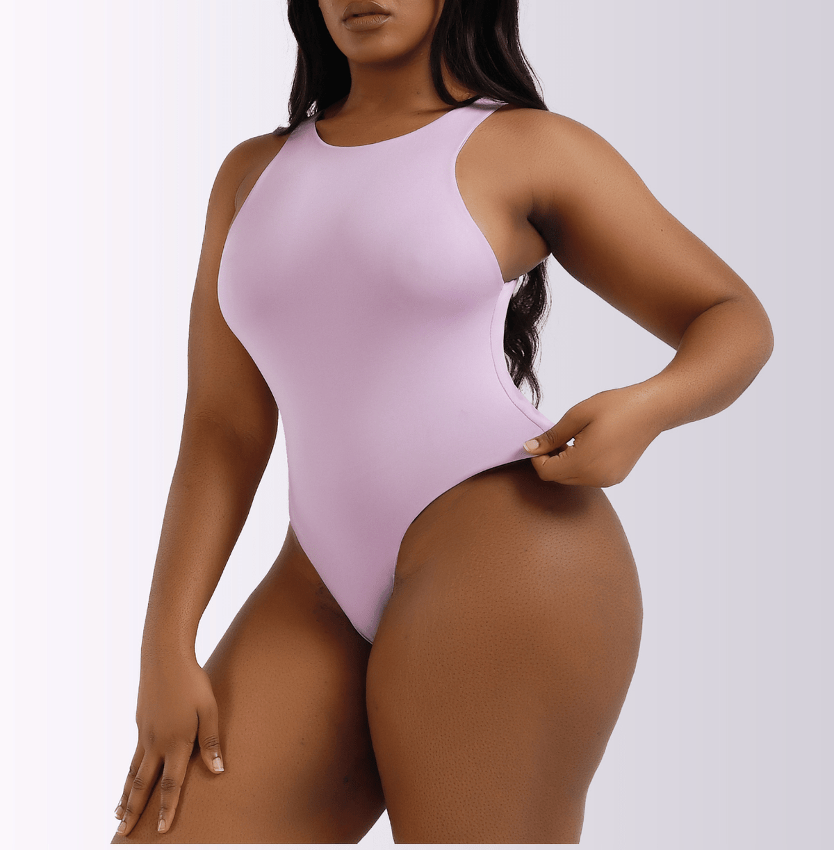Women's Round Neck Tank Sleeveless thong Shapewear Bodysuit