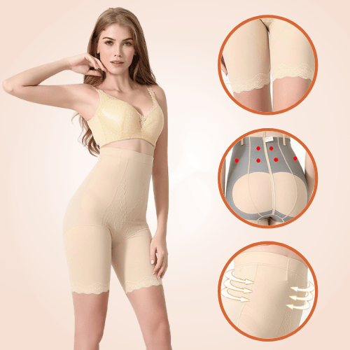 Tummy Control High Waisted Butt Support Mid Thigh Shorts For Women