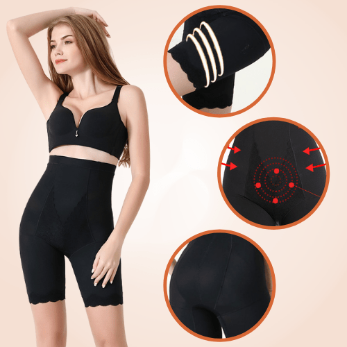 Tummy Control High Waisted Butt Support Mid Thigh Shorts For Women