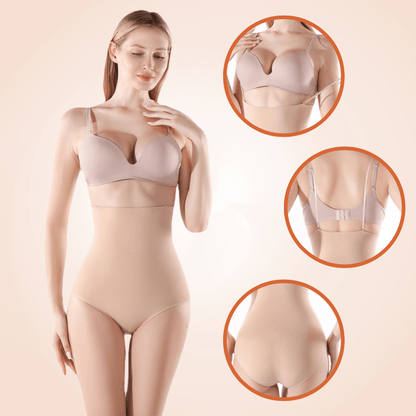 Ultra High Waist With Thin Strap Bodysuit Shaper For Women