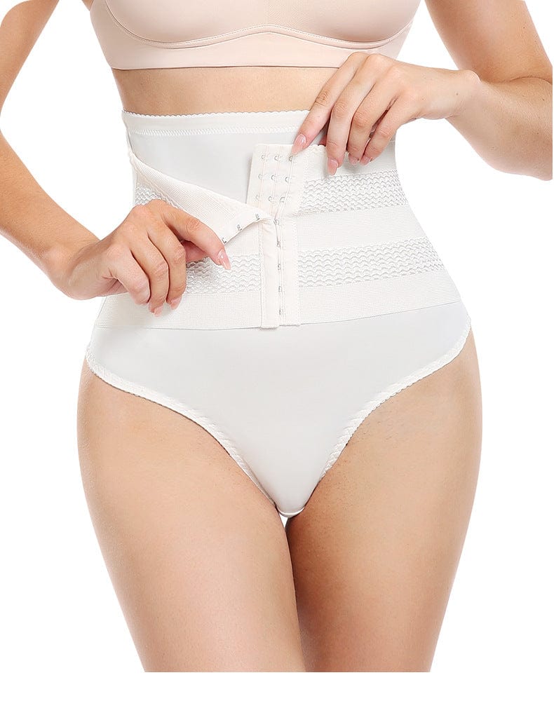 High Waist Trainer Shaping Underwear with Hook and Eye Closure