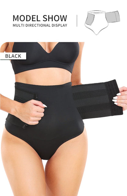 High Waist Trainer Shaping Underwear with Hook and Eye Closure