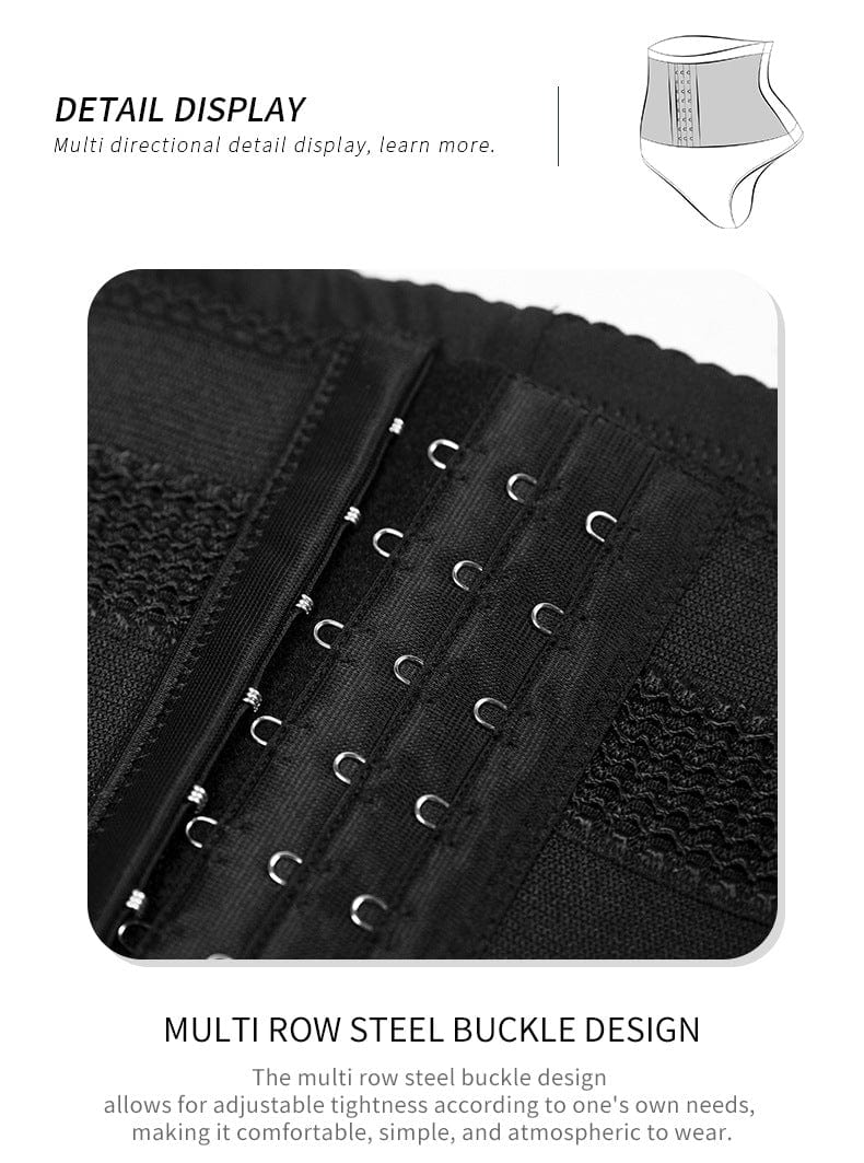 High Waist Trainer Shaping Underwear with Hook and Eye Closure