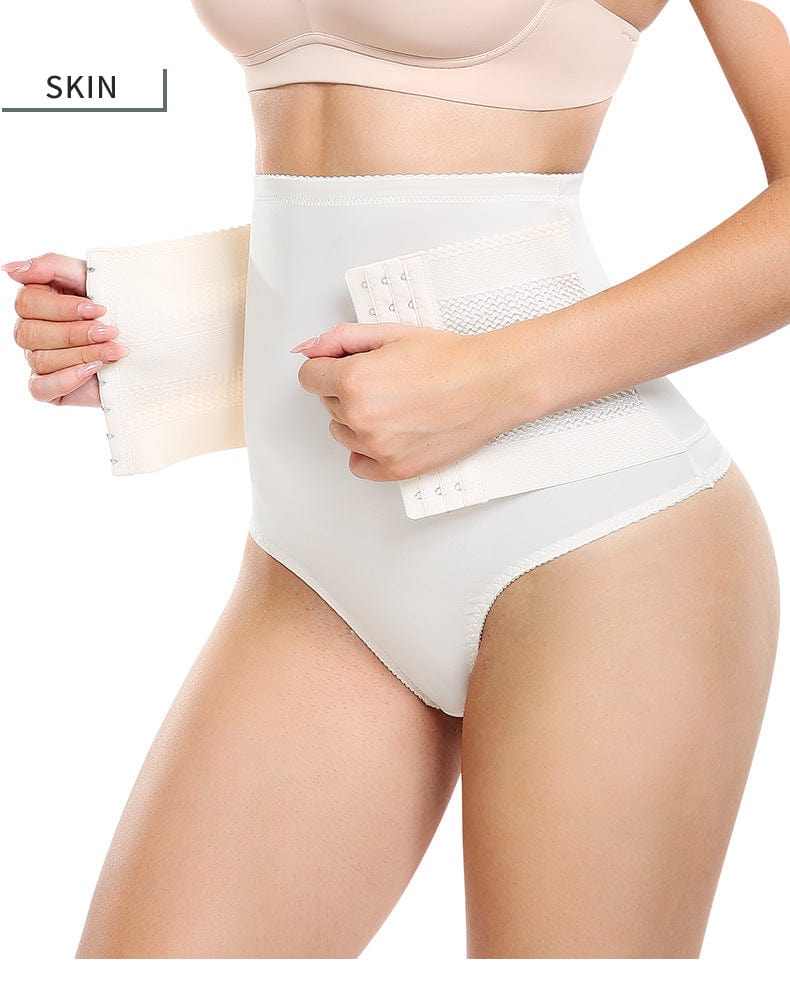 High Waist Trainer Shaping Underwear with Hook and Eye Closure