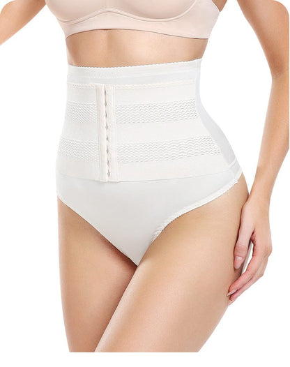High Waist Trainer Shaping Underwear with Hook and Eye Closure
