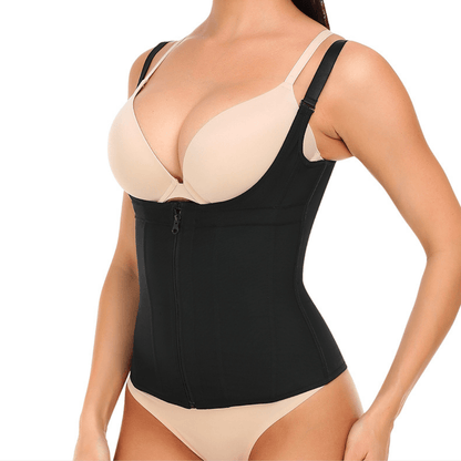 Women Waist Trainer Corset Open Bust Shapewear Tank Top