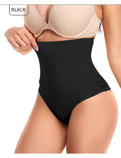 High Waist Cincher Lace Tummy Control Women Underwear
