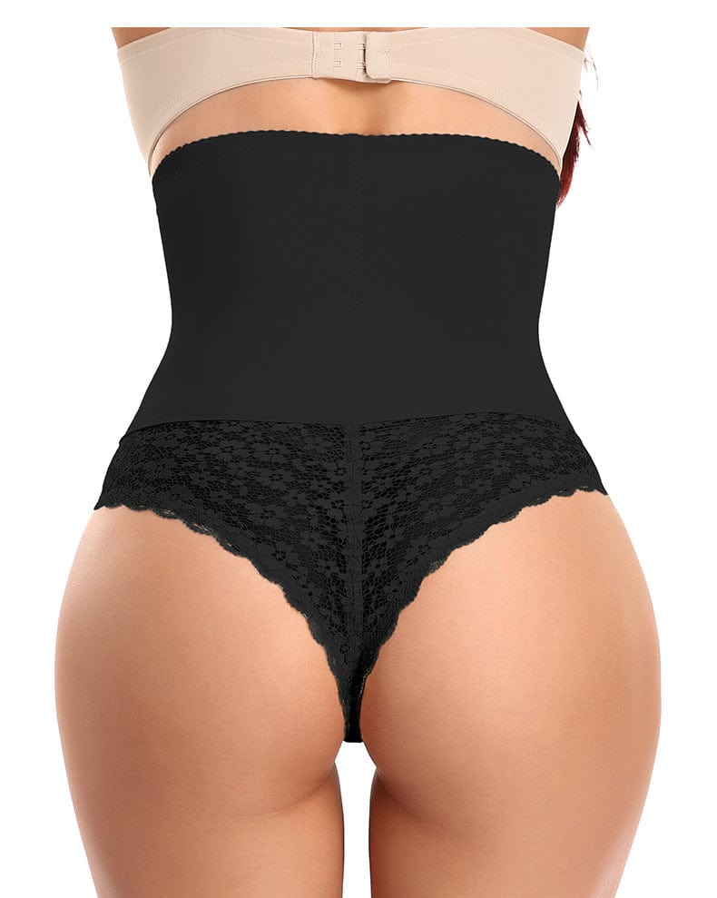 High Waist Cincher Lace Tummy Control Women Underwear