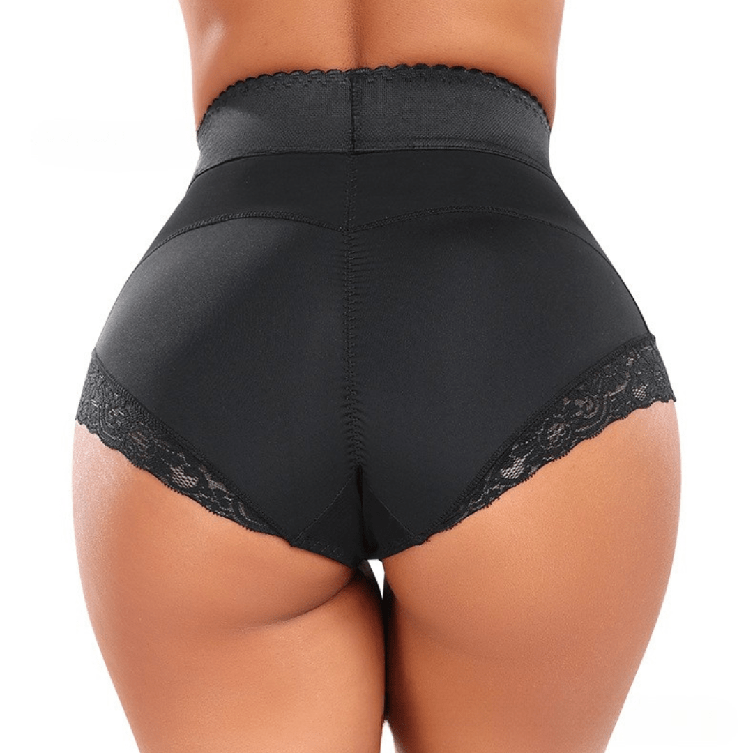 Women High Waist Cincher Lace Shaping Briefs